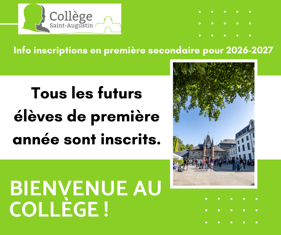 Inscription validée pour la rentrée 2026